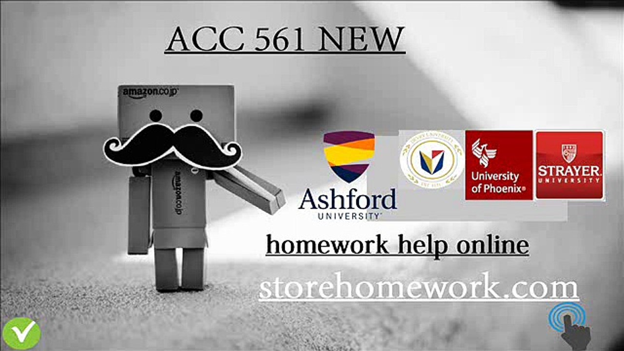 ACC 561 Week 5 Assignment WileyPLUS