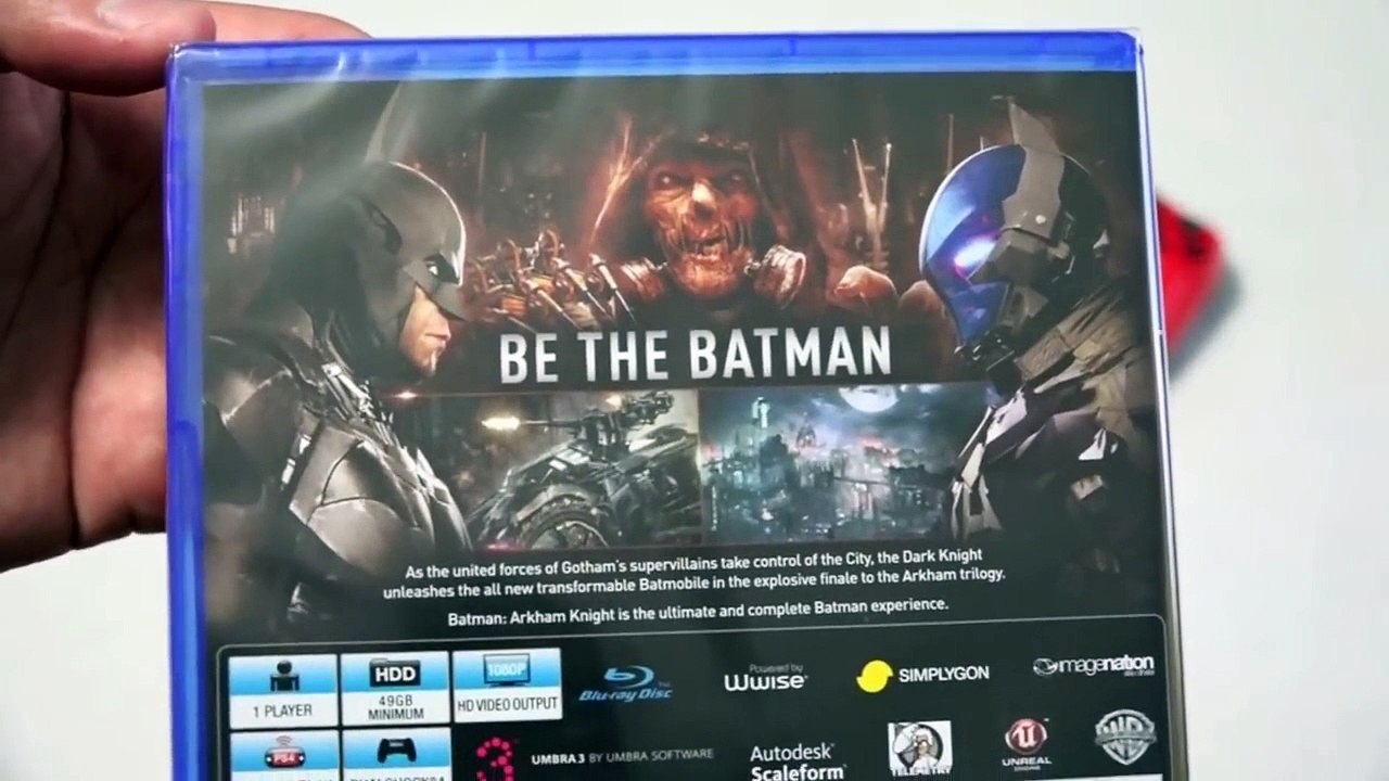 Batman Arkham Knight (PS4) Unboxing! - video Dailymotion