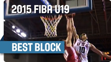 Slavica's massive block against Tatum - 2015 FIBA U19 World Championship