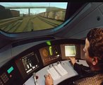 Realitätsnahes Training für Eisenbahnfahrzeugführer im Fahrsimulator von DB Training