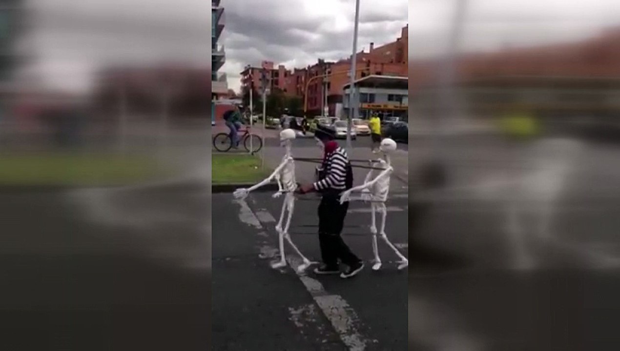 Sokakta müthiş şov!