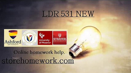 LDR 531 Week 3 Individual Mentorship Meeting Worksheet NEW