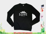 21 Century Clothing Unisex Love New York Sweatshirt Black Large (44-46 inches)
