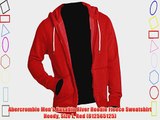 Abercrombie Men's Ausable River Hoodie Fleece Sweatshirt Hoody Size L Red (612565125)