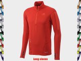 adidas Terrex Icesky 1/2 Zip Mens Long Sleeve Shirt Red 44/46