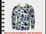 Adidas Bounce Hoodie O04.118 hooded sweatshirt men white black neon green XX-Large