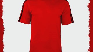 Adidas Golf Mens Pique T-Shirt / Sports (2XL) (University Red / Black)