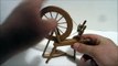 mini colonial spinning wheel