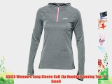 ASICS Women's Long Sleeve Half Zip Hooded Running Top - X Small