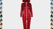 Womens New Hooded Tartan Check Printed Ladies Long Sleeve Front Zip Fastening Pockets All In