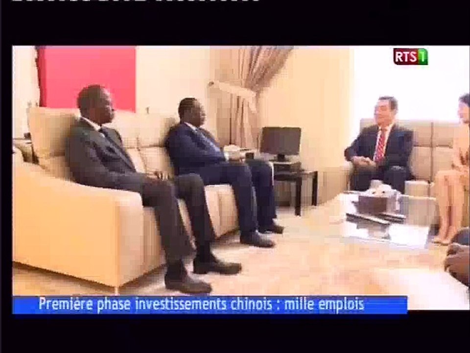 Premiére phase investissements chinois : mille emplois