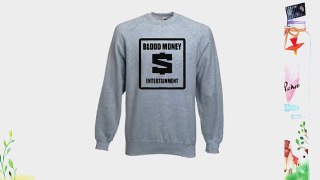 Blood Money Entertainment Grey Sweatshirt (Large)