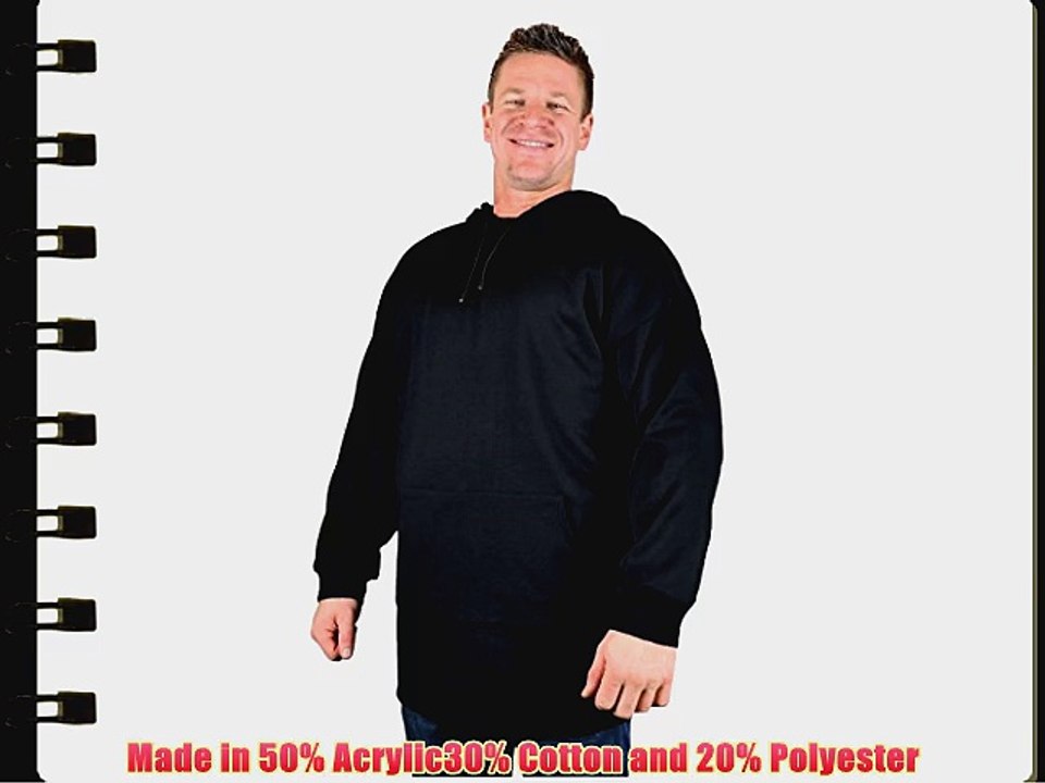Big Mens Black Big Tee Shirt Pullover Hoodie Size XL to 8XL Size : 3XL