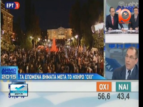 Cientos de griegos inician festejos por el plebiscito