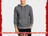 DC Clothing Men's Rebel PH Long Sleeve Sweatshirt Dark Heather Grey Large