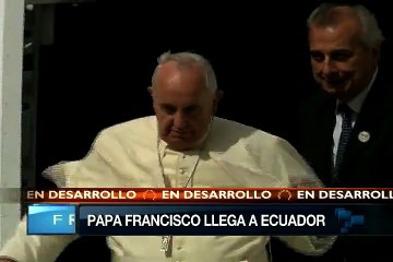 Así fue la llegada del Papa Francisco a Latinoamérica.