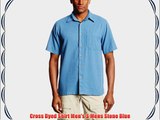 Cross Dyed Shirt Men's S Mens Stone Blue