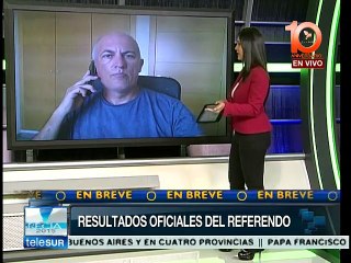 Carlos Martínez: Con el "No" Grecia rechaza más extorsión de la Troika