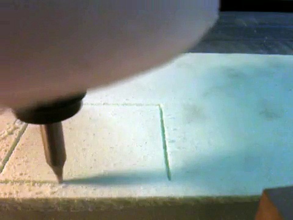 test usinage dxf en mousse pu