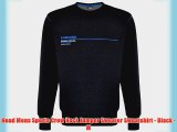 Head Mens Sports Crew Neck Jumper Sweater Sweatshirt - Black - M