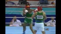 Hussain Shah Pakistan vs Amarillas Mexico in 1988 Korean Olympics Boxing