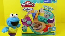 Play Doh Frozen Olaf and Cookie Monster Playdough Cookies Candy and Treats by ToysReviewTo