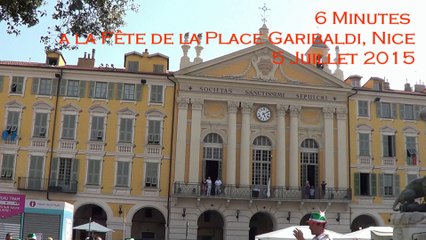 Fête Place Garibaldi Nice 2015