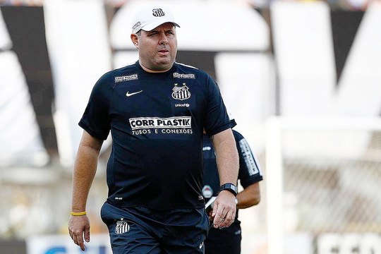 Técnico do Santos reclama da arbitragem e isenta grupo de derrota