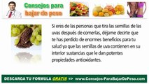 Beneficios y propiedades de las semillas de uva para adelgazar o del extracto