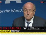FIFA president sepp blatter resigns and maradona's weired reaction.