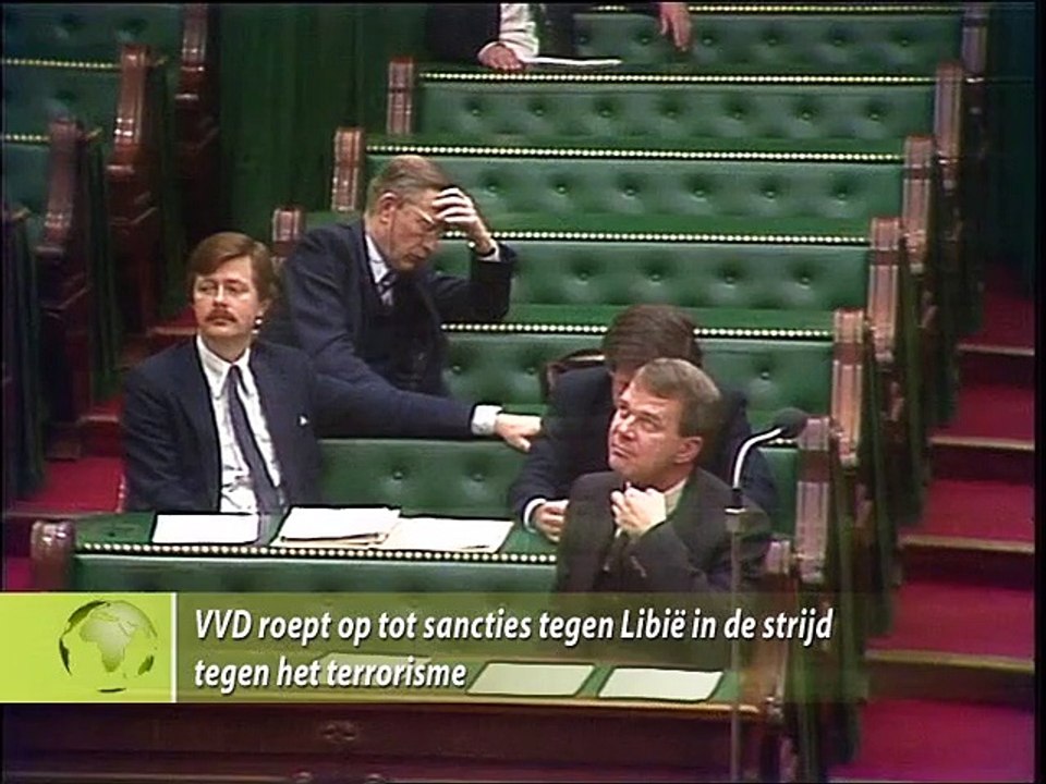VVD roept op tot sancties tegen Libie en de strijd tegen het terrorisme - 1986