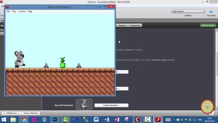 Stencyl - Add Cannot Exit Scene Behaviour to Actor In Urdu (Video 5)
