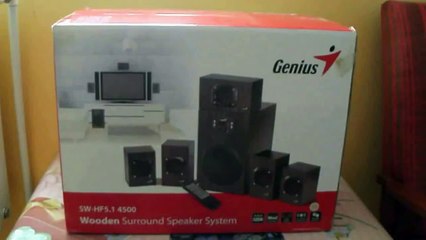 Unboxing Boxe Genius SW-HF5.1 4500