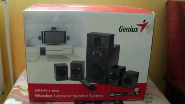 Unboxing Boxe Genius SW-HF5.1 4500