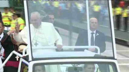 El papa comienza en Quito su viaje por Latinoamérica