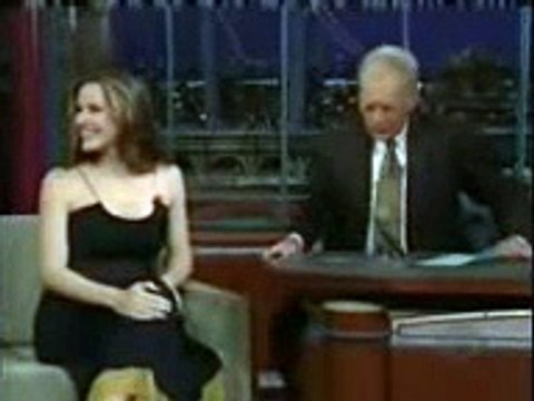 Jennifer Garner on The Late Show with David Letterman