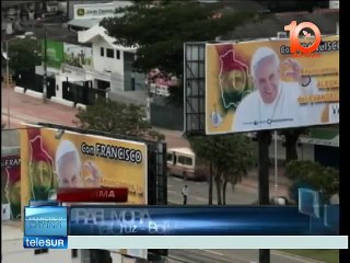 Evo supervisa detalles para la visita del Papa Francisco a Bolivia