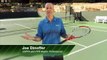 Tennis Tip  Dont hit into the net: Tarp trick - Tennis Instruction