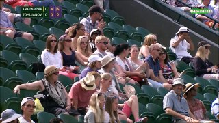 Agnieszka Radwanska vs Ajla Tomljanovic Wimbledon 2015 Highlights