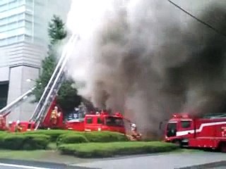 火事 京橋火災発生中