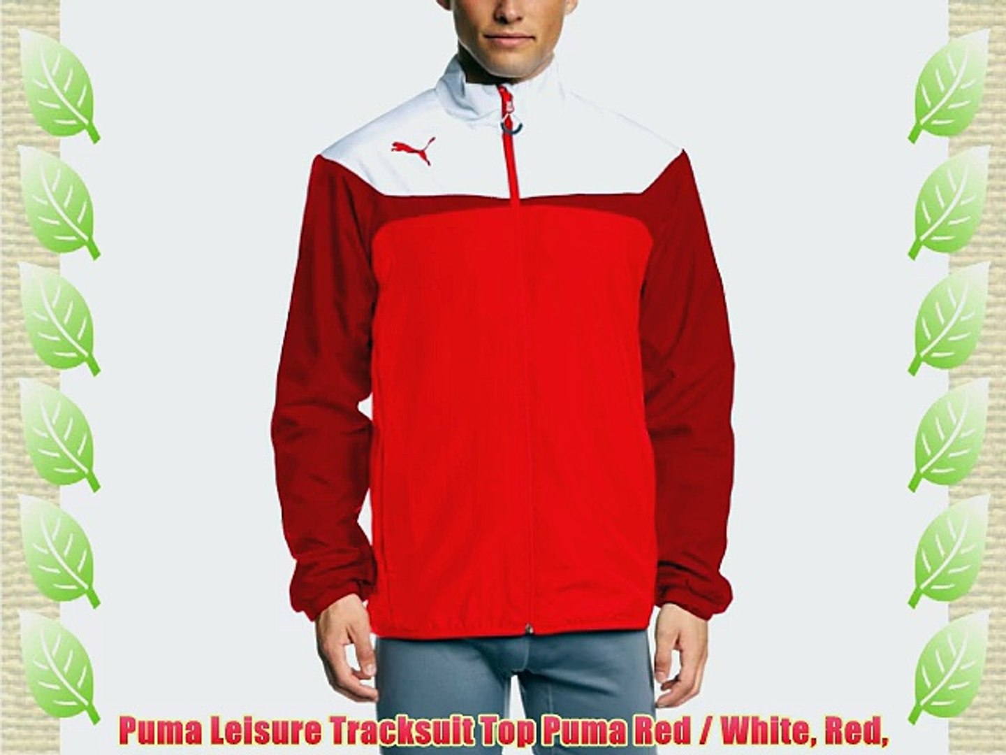 puma red and white tracksuit