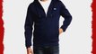 Lacoste Men's Zip Long Sleeve Hoodie Navy Blue Medium (Manufacturer Size:4)