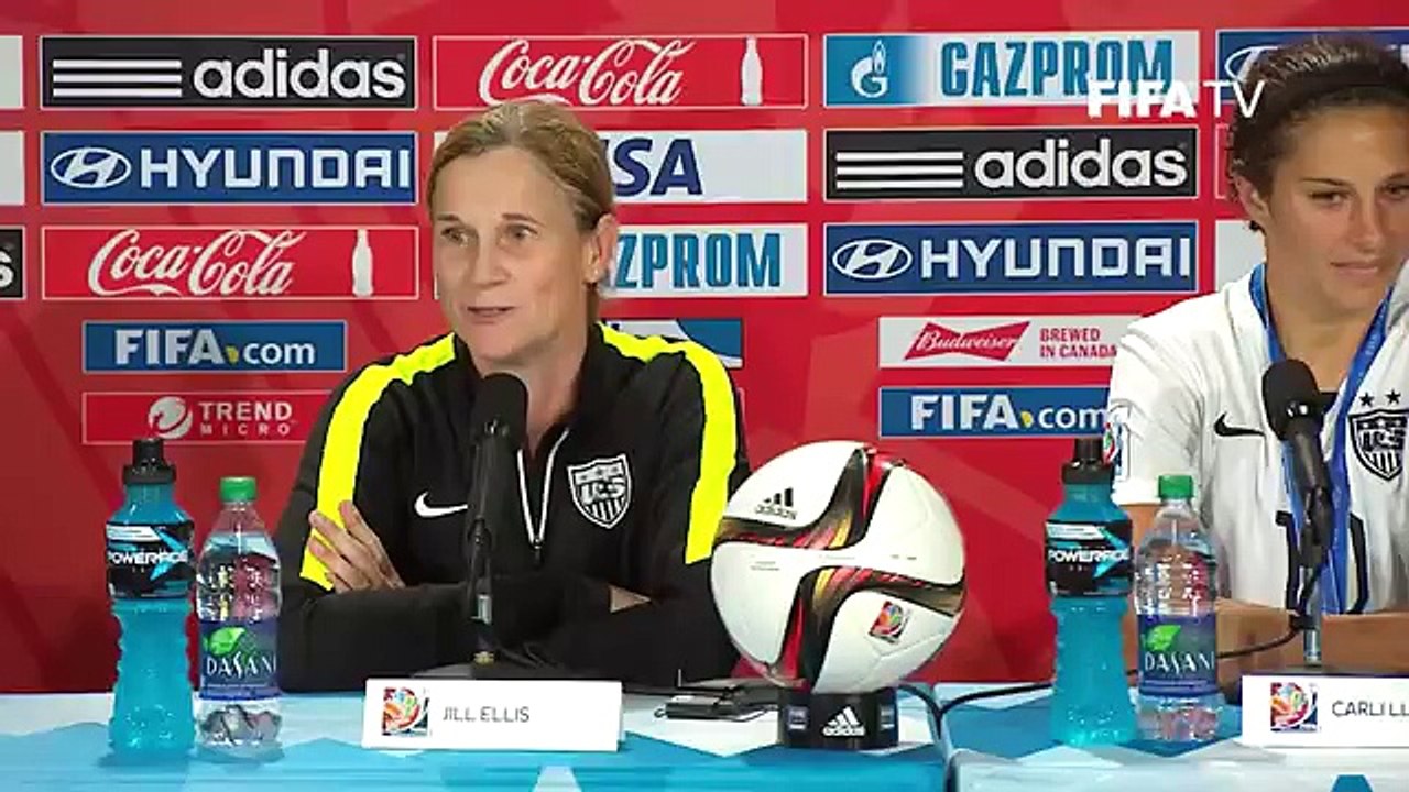 USA REACTION - Post Match Press Conference - Carli LLOYD  Jill ELLIS (USA)