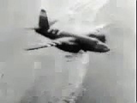United News 1944 - WWII Normandy Campaign: B-26 Marauder bombing Railyards and Bridges