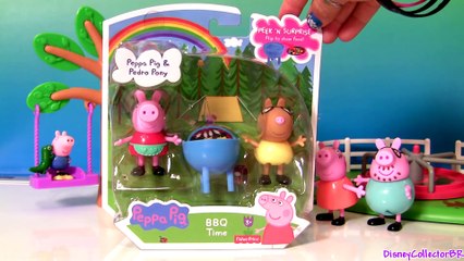 Play Doh Peppa Pig BBQ Time Hot Dog Dough with Pedro Pony & Mummy Pig Daddy Pig Nickelodeon Review