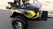 INNOVATION MOTORSPORTS 6 SEAT LIFTED EZ-GO w/ MATCHING LIFTED TRAILER