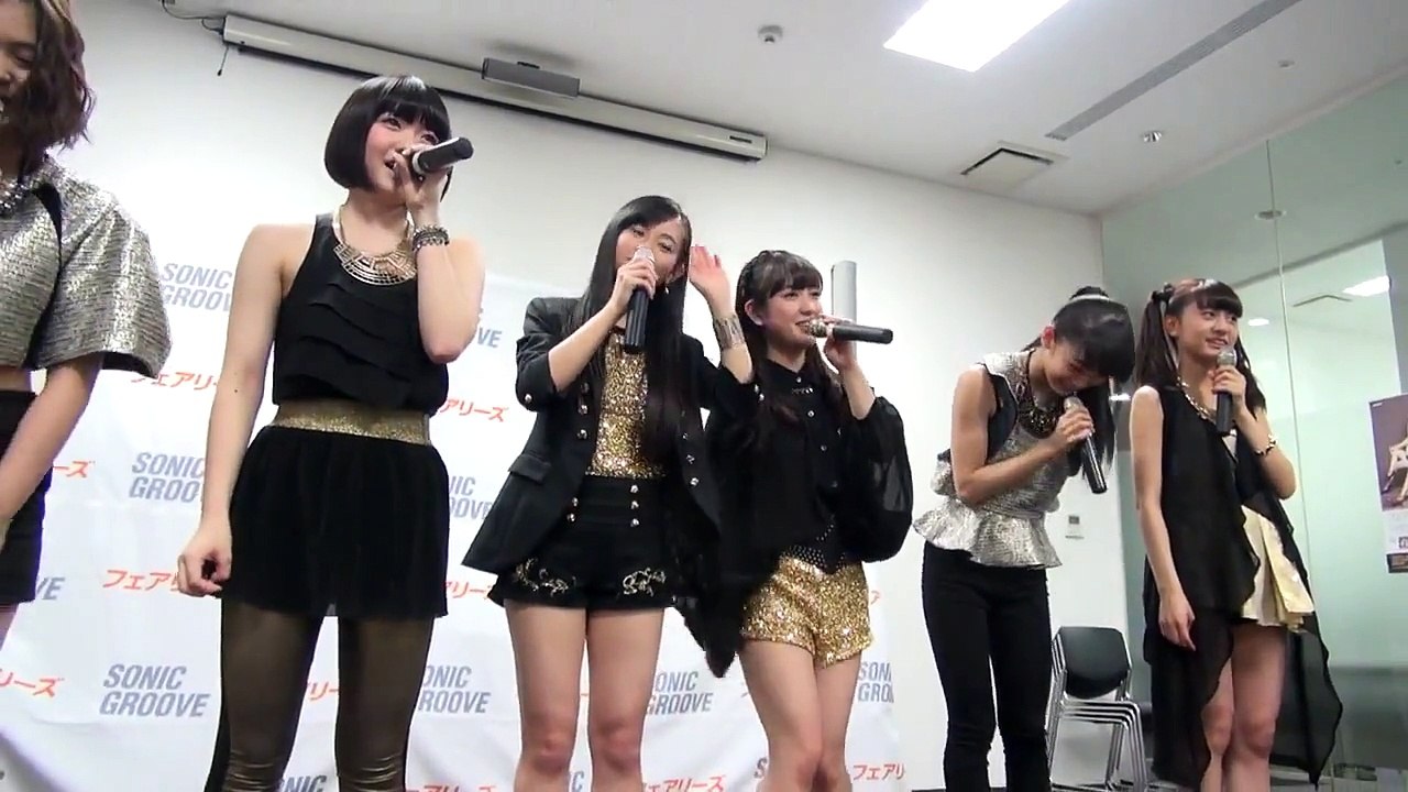 フェアリーズ ★ 2014.05.24 avex本社 1700 MC と SUPER HERO