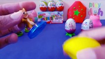 Play Doh Kinder Surprise Eggs Frozen Peppa Pig Tom and Jerry Barbie Egg