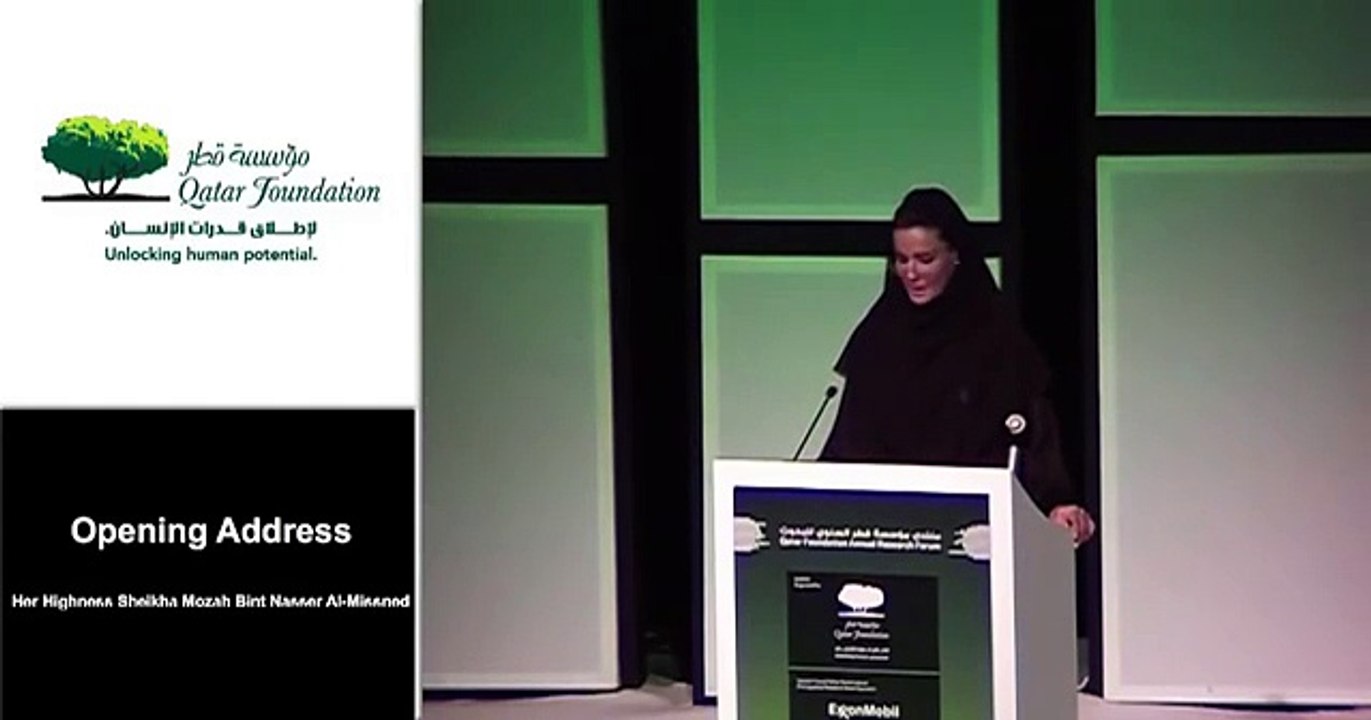 HH Sheikha Mozah Bint Nasser's Opening Address
