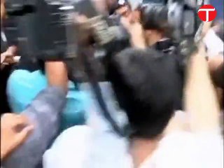 Supermodel Ayyan Ali being produced before customs court in Rawalpindi